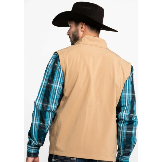 Hot Sale ๐ Justin Men's Khaki Fleece Laminated Vest Beige/khaki ๐ฏ 4 Hot Sale ๐ Justin Men's Khaki Fleece Laminated Vest Beige/khaki ๐ฏ - Image 2