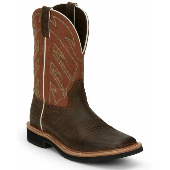 Cheapest ๐ Justin Men's Electrician Western Work ๐ฅพ Boots - Soft Toe Chestnut ๐ 3 Cheapest ๐ Justin Men's Electrician Western Work ๐ฅพ Boots - Soft Toe Chestnut ๐