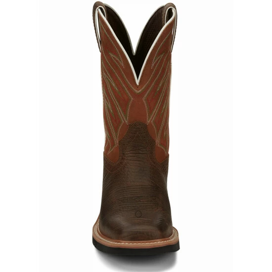 Cheapest ๐ Justin Men's Electrician Western Work ๐ฅพ Boots - Soft Toe Chestnut ๐ 7 Cheapest ๐ Justin Men's Electrician Western Work ๐ฅพ Boots - Soft Toe Chestnut ๐ - Image 5