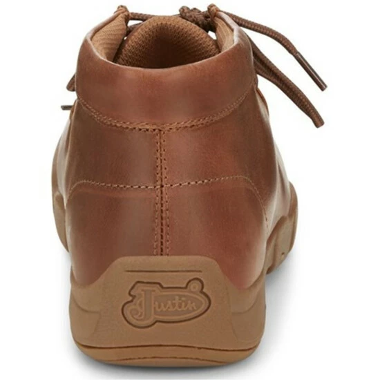 Top 10 🤩 Justin Men's Cappie Brown Cowhide Leather Casual Lace-Up 👞 Shoe - Moc Toe 🛒 7 Top 10 🤩 Justin Men's Cappie Brown Cowhide Leather Casual Lace-Up 👞 Shoe - Moc Toe 🛒 - Image 5