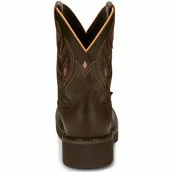 Best deal 🥰 Justin 👩 Women's Gemma Shetland Western 🥾 Boots - Round Toe Dark Brown 🔔 -Justin Shop unnamed file 539