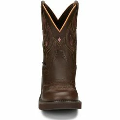 Best deal 🥰 Justin 👩 Women's Gemma Shetland Western 🥾 Boots - Round Toe Dark Brown 🔔 -Justin Shop unnamed file 540