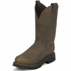 Flash Sale ❤️ Justin Men's J-Max Balusters Electrical Hazard Pull-On Work 🥾 Boots - Steel Toe Chocolate 💯 11 Flash Sale ❤️ Justin Men's J-Max Balusters Electrical Hazard Pull-On Work 🥾 Boots - Steel Toe Chocolate 💯 -Justin Shop unnamed file 545