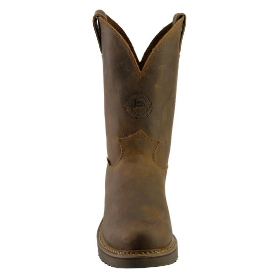 Flash Sale ❤️ Justin Men's J-Max Balusters Electrical Hazard Pull-On Work 🥾 Boots - Steel Toe Chocolate 💯 6 Flash Sale ❤️ Justin Men's J-Max Balusters Electrical Hazard Pull-On Work 🥾 Boots - Steel Toe Chocolate 💯 - Image 4