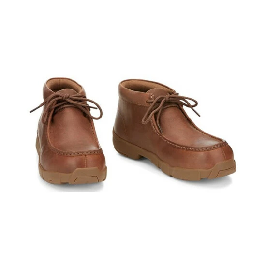 Cheapest ๐งจ Justin Men's Cappie Brown Cowhide Leather Alloy Safety Lace-Up ๐ Shoe - Moc Toe โญ 3 Cheapest ๐งจ Justin Men's Cappie Brown Cowhide Leather Alloy Safety Lace-Up ๐ Shoe - Moc Toe โญ