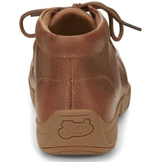 Cheapest ๐งจ Justin Men's Cappie Brown Cowhide Leather Alloy Safety Lace-Up ๐ Shoe - Moc Toe โญ 7 Cheapest ๐งจ Justin Men's Cappie Brown Cowhide Leather Alloy Safety Lace-Up ๐ Shoe - Moc Toe โญ - Image 5