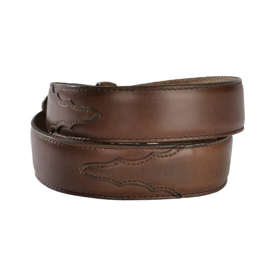 Discount 🌟 Justin Men's Classics Oiled Brown Western Belt ⭐ 4 Discount 🌟 Justin Men's Classics Oiled Brown Western Belt ⭐ - Image 2