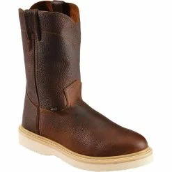Best reviews of 🛒 Justin Men's Axe Electrical Hazard Light Duty Pull-On Work 🥾 Boots - Soft Toe Tan ⭐