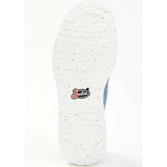 Budget ๐ Justin Men's Hazer Denim Casual Lace-Up Hudson ๐ Shoes - Moc Toe Blue ๐ 9 Budget ๐ Justin Men's Hazer Denim Casual Lace-Up Hudson ๐ Shoes - Moc Toe Blue ๐ - Image 7