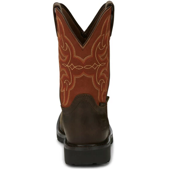 New ๐ Justin Men's Ricochet Waterproof Western Work ๐ฅพ Boots - Composite Toe Met Guard Dark Brown ๐ฅฐ 7 New ๐ Justin Men's Ricochet Waterproof Western Work ๐ฅพ Boots - Composite Toe Met Guard Dark Brown ๐ฅฐ - Image 5