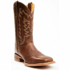 Coupon ๐ Justin Men's Carsen Camel Brown Cowhide Performance Leather Western ๐ฅพ Boots - Square Toe ๐