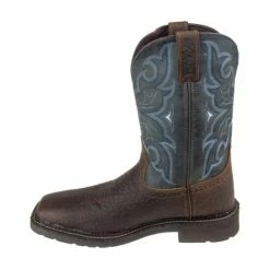 Budget 🎉 Justin Men's Amarillo Slate Waterproof Western Work 🥾 Boots - Soft Toe Brown 💯 -Justin Shop unnamed file 639