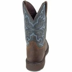 Budget 🎉 Justin Men's Amarillo Slate Waterproof Western Work 🥾 Boots - Soft Toe Brown 💯 -Justin Shop unnamed file 640