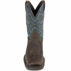 Budget 🎉 Justin Men's Amarillo Slate Waterproof Western Work 🥾 Boots - Soft Toe Brown 💯 -Justin Shop unnamed file 641