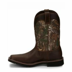 Best Sale 🔥 Justin Men's Trekker Waterproof Western Work 🥾 Boots - Soft Toe Brown 💯 -Justin Shop unnamed file 651