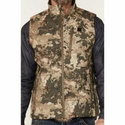 Cheapest 😉 Justin Men's Camo Print Austin Zip-Front Fleece Vest Camouflage 🔥 -Justin Shop unnamed file 673
