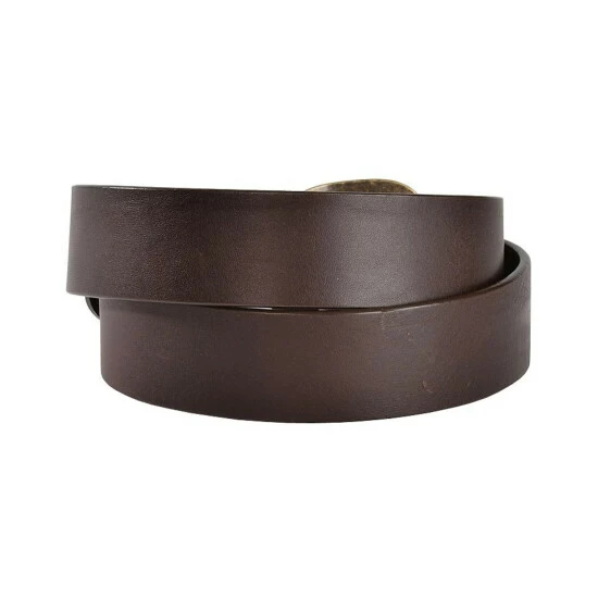 Outlet 🤩 Justin Men's Basic Leather Belt Brown ✨ 4 Outlet 🤩 Justin Men's Basic Leather Belt Brown ✨ - Image 2