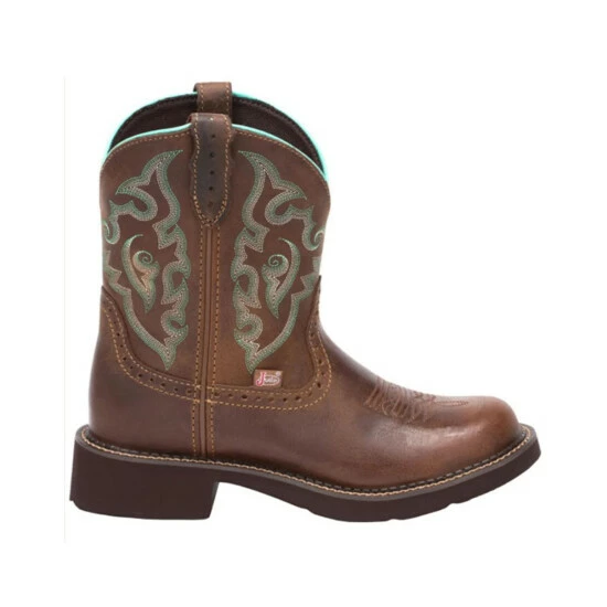 Best deal ✨ Justin 👩 Women's Gemma Brown Western 🥾 Boots - Round Toe Dark Brown 👏 4 Best deal ✨ Justin 👩 Women's Gemma Brown Western 🥾 Boots - Round Toe Dark Brown 👏 - Image 2