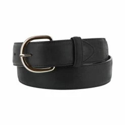 Best reviews of ๐ Justin Men's Black Leather Overlay Belt ๐
