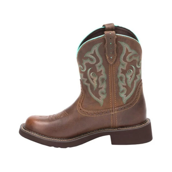 Best deal ✨ Justin 👩 Women's Gemma Brown Western 🥾 Boots - Round Toe Dark Brown 👏 5 Best deal ✨ Justin 👩 Women's Gemma Brown Western 🥾 Boots - Round Toe Dark Brown 👏 - Image 3