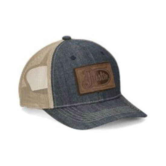 Coupon ๐ฅฐ Justin Men's Faux Leather Logo Patch Denim Mesh Back Cap Blue ๐ฅฐ 3 Coupon ๐ฅฐ Justin Men's Faux Leather Logo Patch Denim Mesh Back Cap Blue ๐ฅฐ