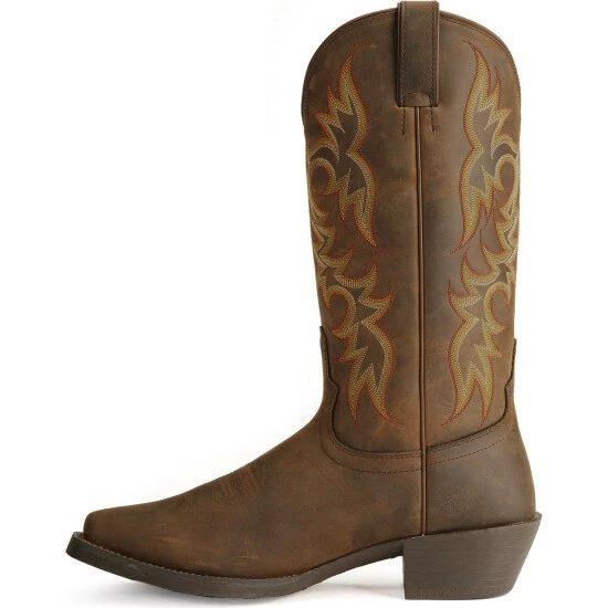 Buy 😀 Justin Stampede Western Apache Cowboy 🥾 Boots - Square Toe For Men Sorrel ⌛ 5 Buy 😀 Justin Stampede Western Apache Cowboy 🥾 Boots - Square Toe For Men Sorrel ⌛ - Image 3