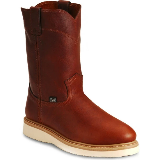 Buy ❤️ Justin Men's Axe Electrical Hazard Light Duty Pull-On Work 🥾 Boots - Steel Toe Tan 💯 3 Buy ❤️ Justin Men's Axe Electrical Hazard Light Duty Pull-On Work 🥾 Boots - Steel Toe Tan 💯