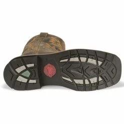 New 👍 Justin Men's Stampede Driller Waterproof Work 🥾 Boots - Plain Toe Tan 😍 -Justin Shop unnamed file 737