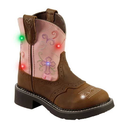 Best reviews of 👏 Justin 👧 Girls' Gypsy Light Up Cross Embroidered Western 🥾 Boots Bay Apache 🛒 4 Best reviews of 👏 Justin 👧 Girls' Gypsy Light Up Cross Embroidered Western 🥾 Boots Bay Apache 🛒 - Image 2