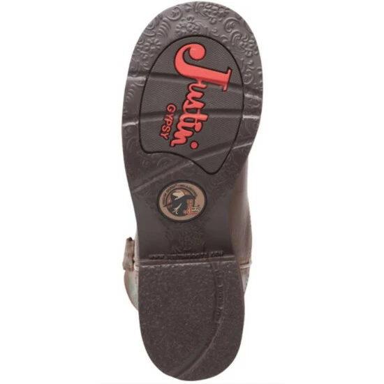 Best deal ✨ Justin 👩 Women's Gemma Brown Western 🥾 Boots - Round Toe Dark Brown 👏 9 Best deal ✨ Justin 👩 Women's Gemma Brown Western 🥾 Boots - Round Toe Dark Brown 👏 - Image 7