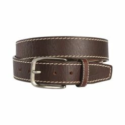 Coupon ๐ Justin Men's Brown Bison Boulevard Western Belt ๐