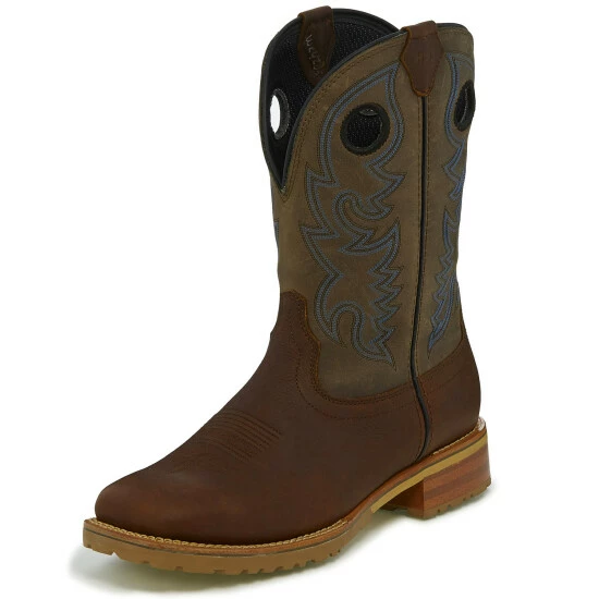 Brand new ๐ Justin Men's Marshal Waterproof Western Work ๐ฅพ Boots - Square Toe Brown โ 4 Brand new ๐ Justin Men's Marshal Waterproof Western Work ๐ฅพ Boots - Square Toe Brown โ - Image 2