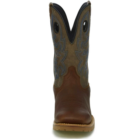 Brand new ๐ Justin Men's Marshal Waterproof Western Work ๐ฅพ Boots - Square Toe Brown โ 6 Brand new ๐ Justin Men's Marshal Waterproof Western Work ๐ฅพ Boots - Square Toe Brown โ - Image 4