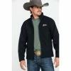 Cheap ⌛ Justin Men's Black Laminated Softshell Bonded Jacket 😉 -Justin Shop unnamed file 807