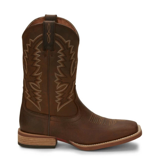 Best Sale ๐ Justin Men's Tallyman Brown Western ๐ฅพ Boots - Broad Square Toe ๐ 4 Best Sale ๐ Justin Men's Tallyman Brown Western ๐ฅพ Boots - Broad Square Toe ๐ - Image 2