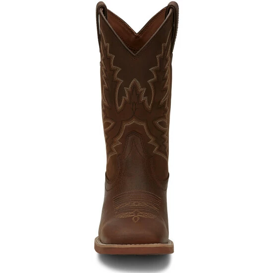 Best Sale ๐ Justin Men's Tallyman Brown Western ๐ฅพ Boots - Broad Square Toe ๐ 7 Best Sale ๐ Justin Men's Tallyman Brown Western ๐ฅพ Boots - Broad Square Toe ๐ - Image 5