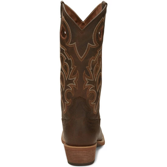 New ๐ Justin Men's Puncher Brown Western ๐ฅพ Boots - Wide Square Toe ๐ 6 New ๐ Justin Men's Puncher Brown Western ๐ฅพ Boots - Wide Square Toe ๐ - Image 4