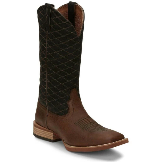 Hot Sale ๐ Justin Men's Cattler Brown Western ๐ฅพ Boots - Broad Square Toe ๐ 3 Hot Sale ๐ Justin Men's Cattler Brown Western ๐ฅพ Boots - Broad Square Toe ๐