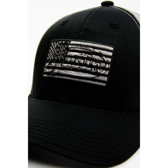 Discount ๐ฏ Justin Men's American Flag Embroidered Logo Patch Mesh Back Ball Cap Black ๐ 4 Discount ๐ฏ Justin Men's American Flag Embroidered Logo Patch Mesh Back Ball Cap Black ๐ - Image 2