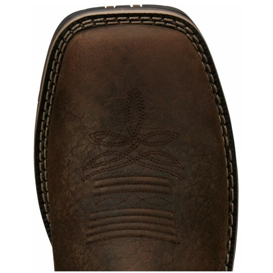 New ๐ฅ Justin Men's Fireman Brown Western ๐ฅพ Boots - Square Toe ๐ 8 New ๐ฅ Justin Men's Fireman Brown Western ๐ฅพ Boots - Square Toe ๐ - Image 6