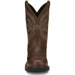 Deals 🧨 Justin 👩 Women's Wanette Waterproof Western Work 🥾 Boots - Steel Toe Brown 💯 -Justin Shop unnamed file 905