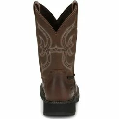 Deals 🧨 Justin 👩 Women's Wanette Waterproof Western Work 🥾 Boots - Steel Toe Brown 💯 -Justin Shop unnamed file 906