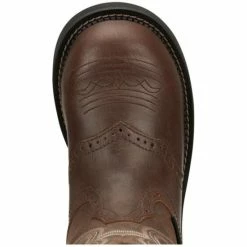 Deals 🧨 Justin 👩 Women's Wanette Waterproof Western Work 🥾 Boots - Steel Toe Brown 💯 -Justin Shop unnamed file 907