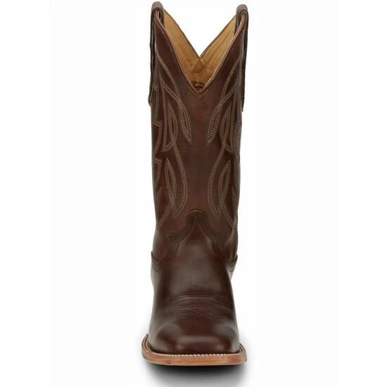 Coupon ✔️ Justin Men's Honkytonkville Western 🥾 Boots - Wide Square Toe Brown ⭐ 7 Coupon ✔️ Justin Men's Honkytonkville Western 🥾 Boots - Wide Square Toe Brown ⭐ - Image 5