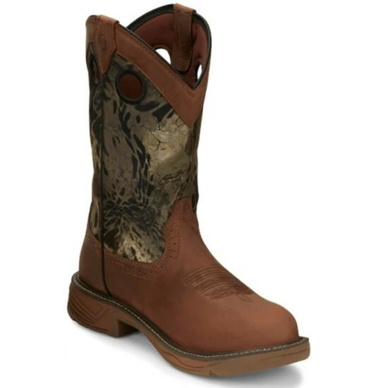 Flash Sale ๐ Justin Men's Rush Western Work ๐ฅพ Boots - Soft Toe Brown ๐ 3 Flash Sale ๐ Justin Men's Rush Western Work ๐ฅพ Boots - Soft Toe Brown ๐