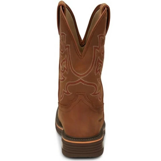 Hot Sale ๐ฏ Justin Men's Resistor Russet Waterproof Western Work ๐ฅพ Boots - Nano Composite Toe Russett ๐ 7 Hot Sale ๐ฏ Justin Men's Resistor Russet Waterproof Western Work ๐ฅพ Boots - Nano Composite Toe Russett ๐ - Image 5