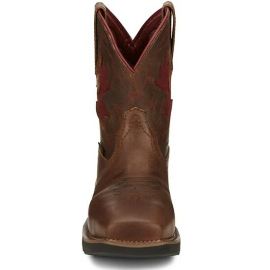 Flash Sale ๐ Justin ๐ฉ Women's Lathey Western Work ๐ฅพ Boots - Nano Composite Toe Brown โ๏ธ 6 Flash Sale ๐ Justin ๐ฉ Women's Lathey Western Work ๐ฅพ Boots - Nano Composite Toe Brown โ๏ธ - Image 4