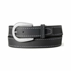 Cheap ๐ Justin Men's Dustin Work Belt Black โญ